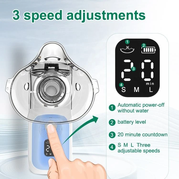 Rechargeable Handheld Ultrasonic Nebulizer factory